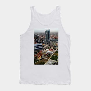 Aerial View of Central Milan Tank Top